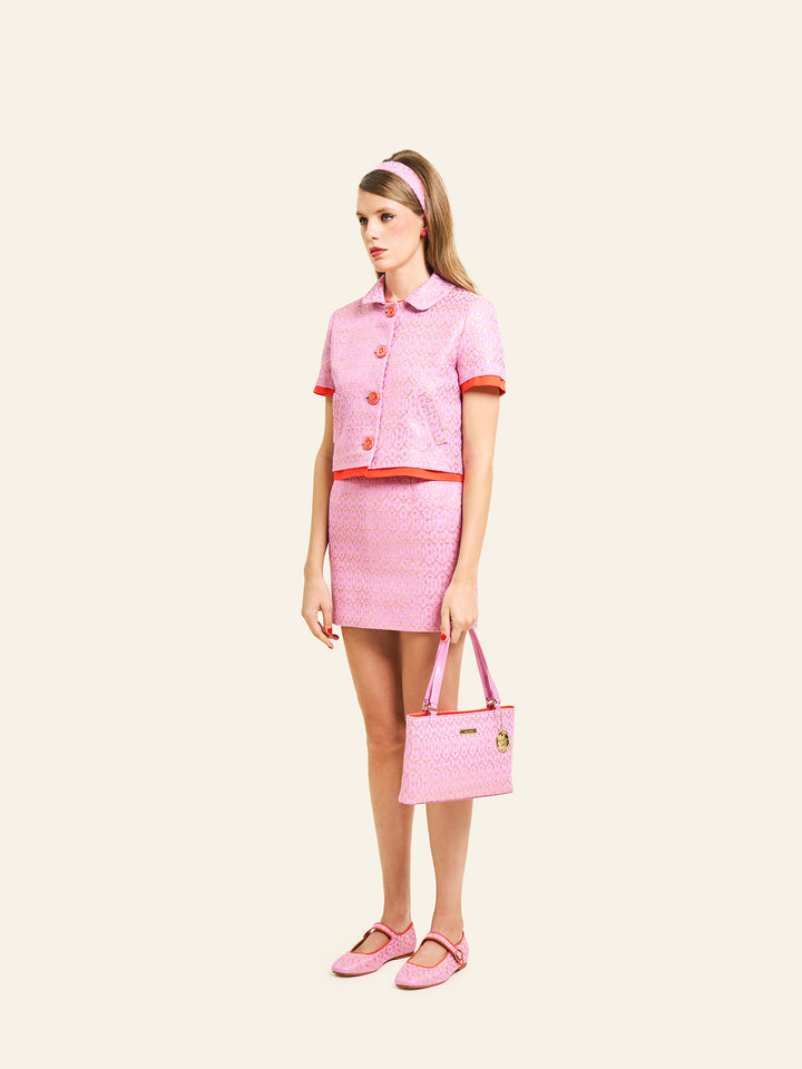 French Tissue Cropped Coat Limited Edition