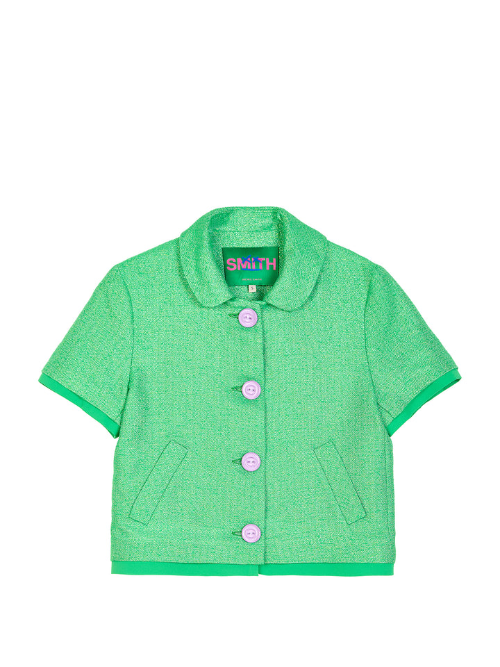 French Tissue Cropped Coat Limited Edition