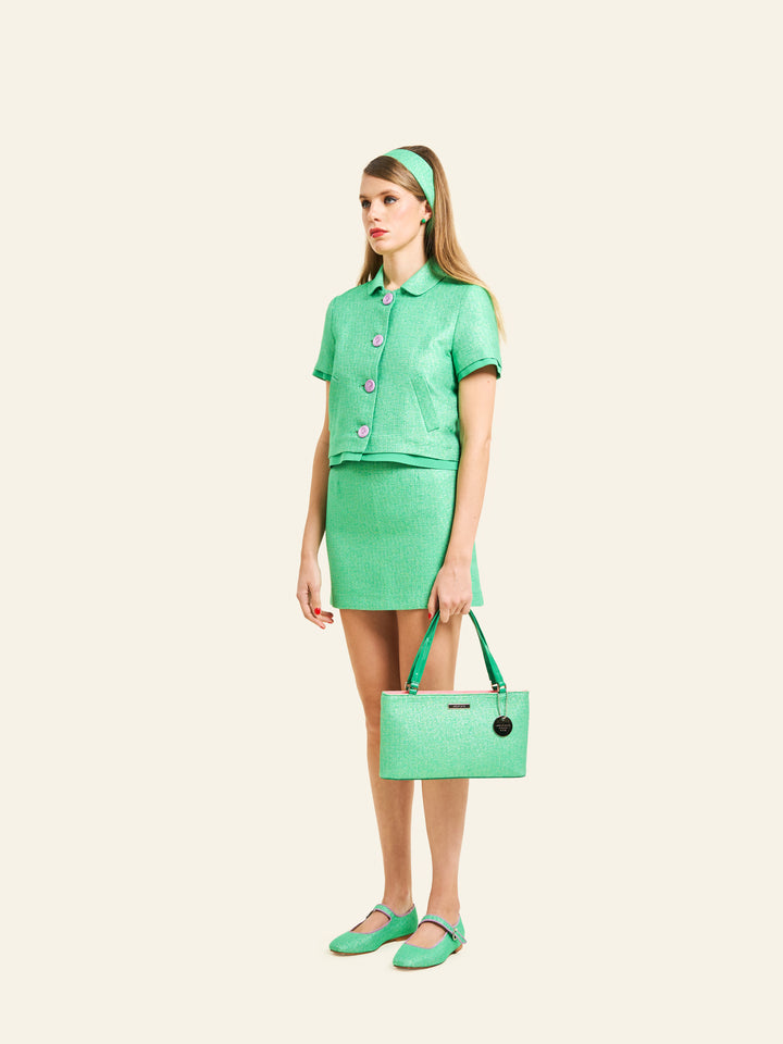 French Tissue Cropped Coat Limited Edition