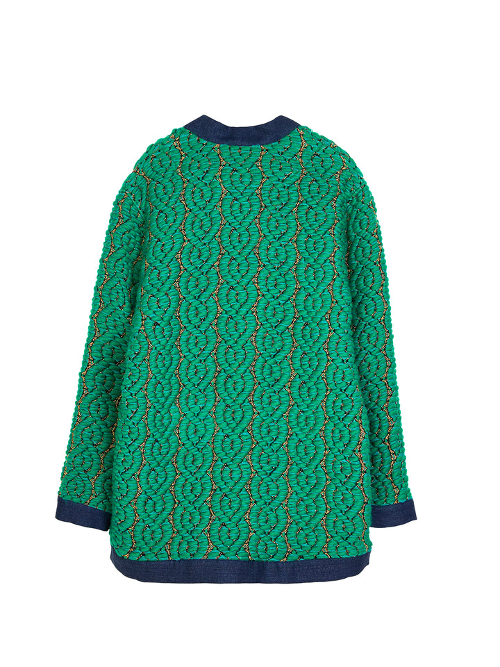 Limited Edition French Wooven Tissue Oversized Coat