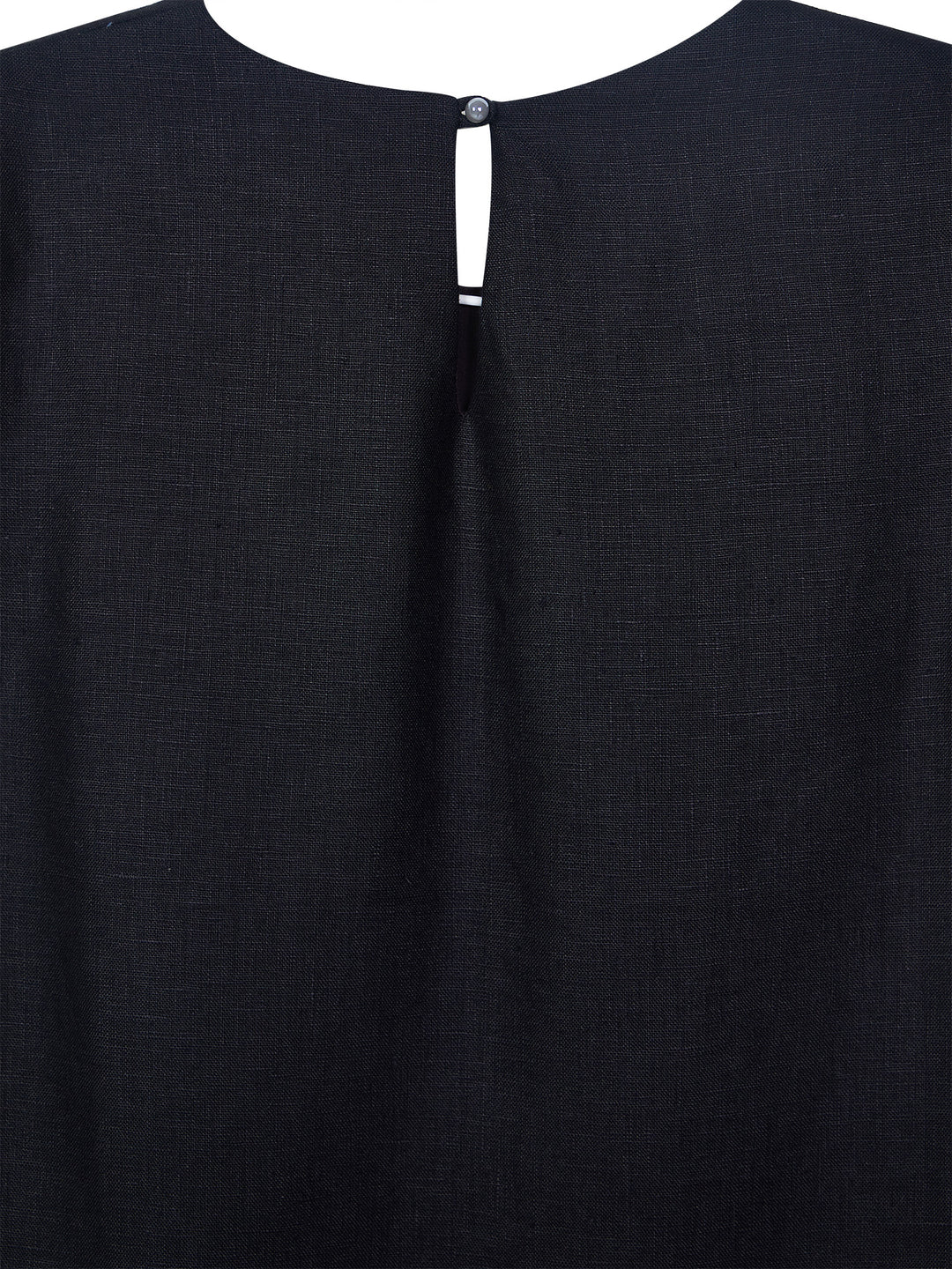 Embellished Linen Mini Dress