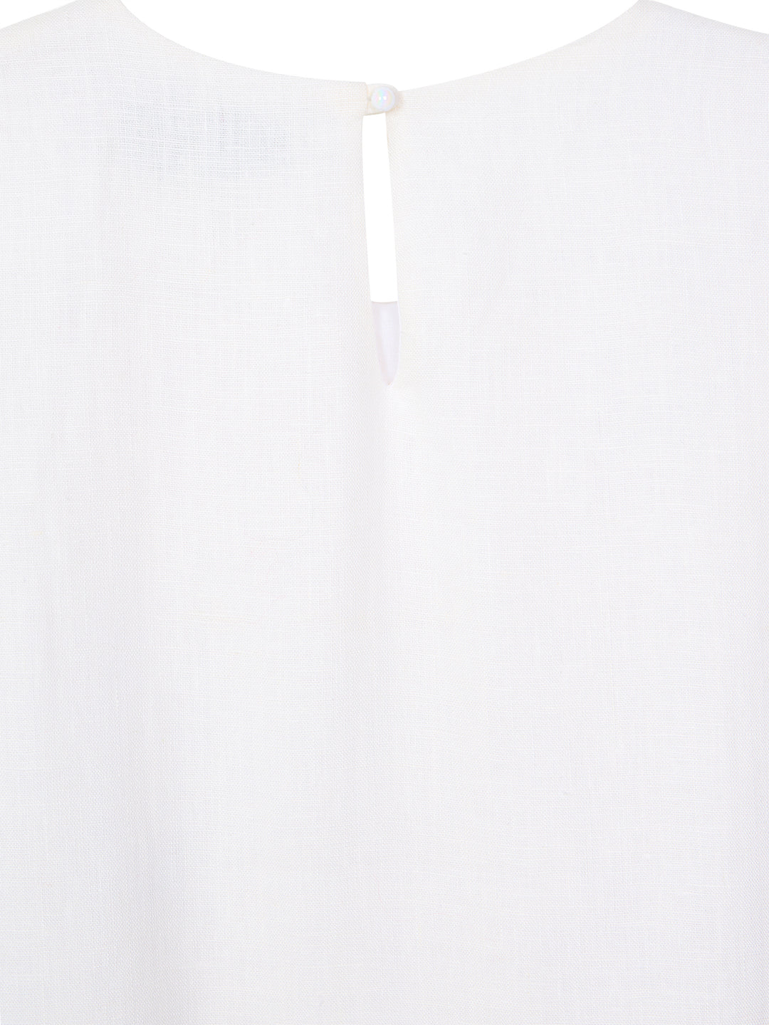 Embellished Linen Mini Dress