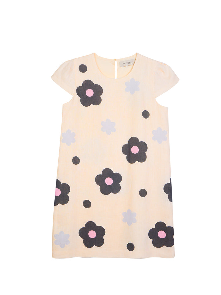 In Bloom Linen Mini Dress
