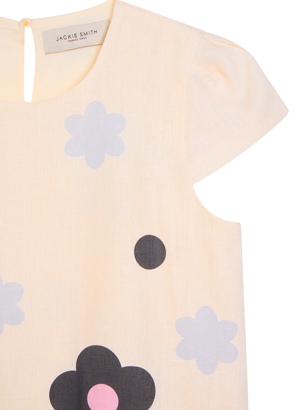 In Bloom Linen Mini Dress