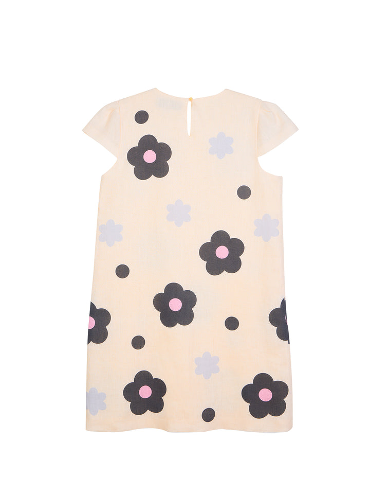 In Bloom Linen Mini Dress