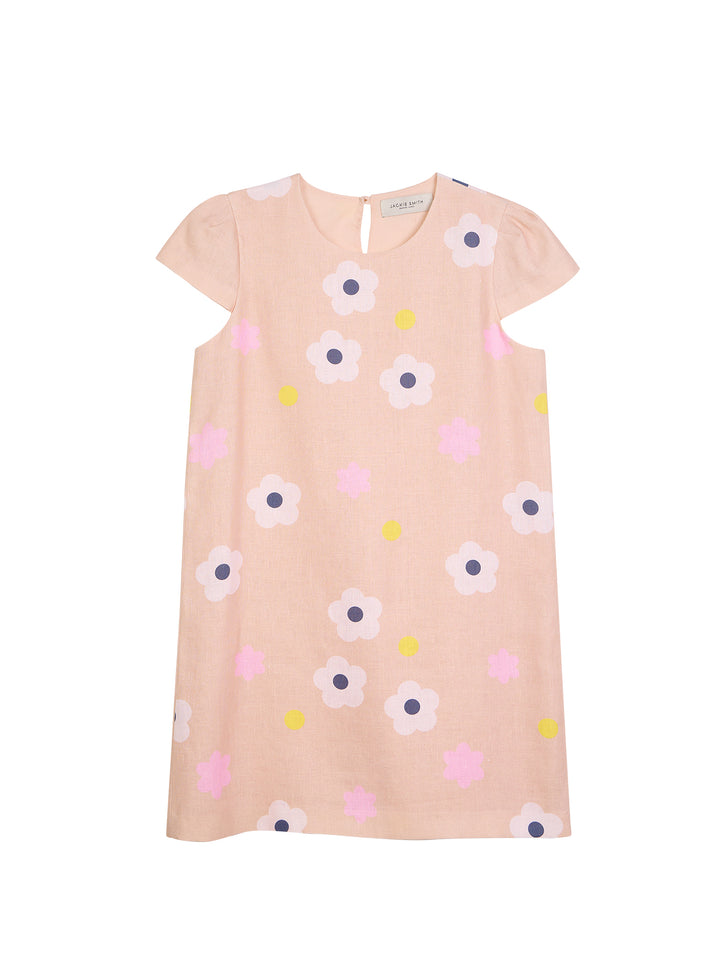 In Bloom Linen Mini Dress