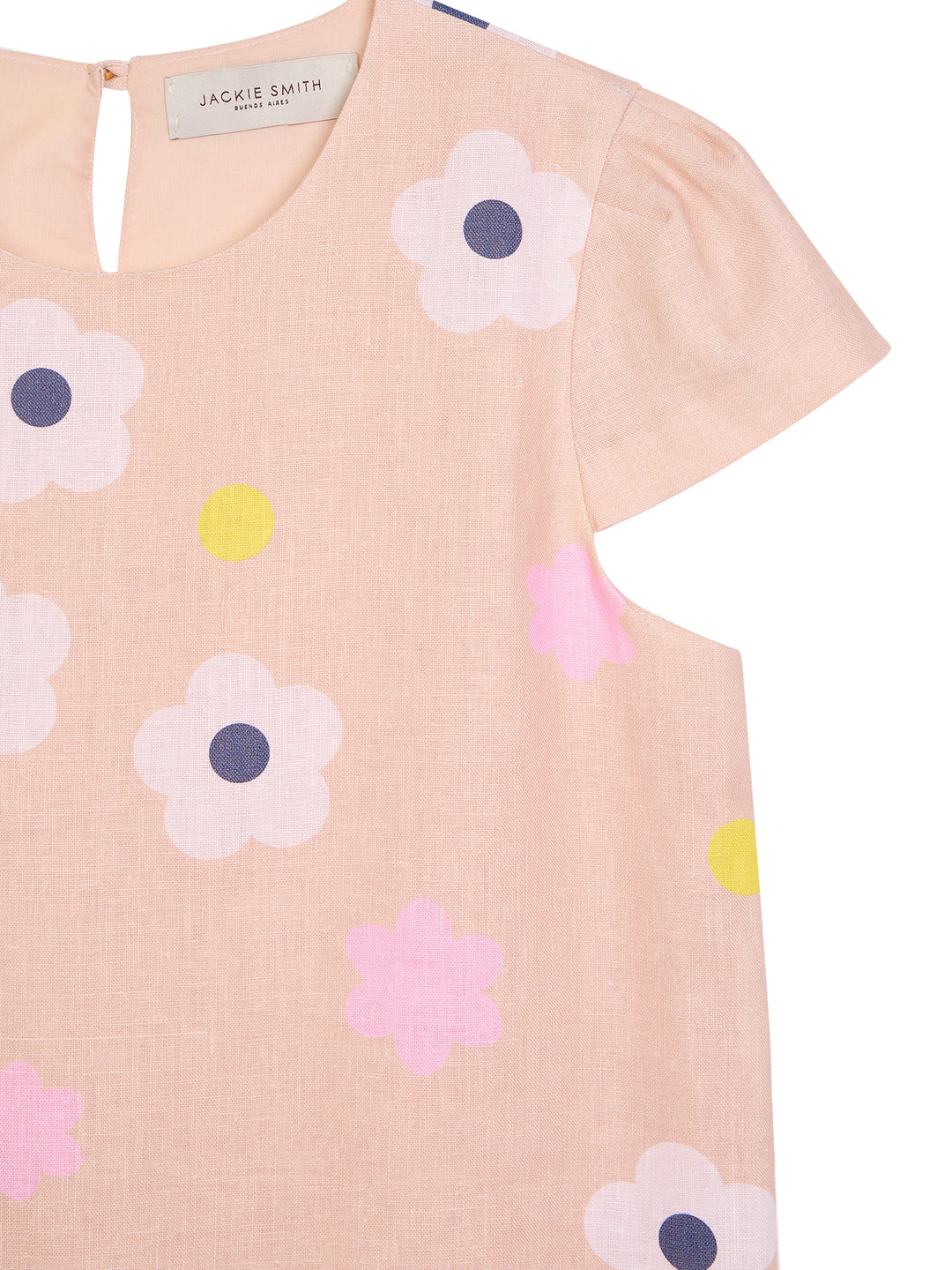 In Bloom Linen Mini Dress