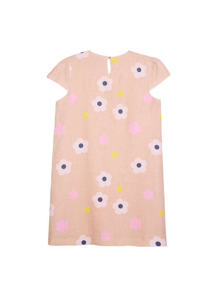 In Bloom Linen Mini Dress