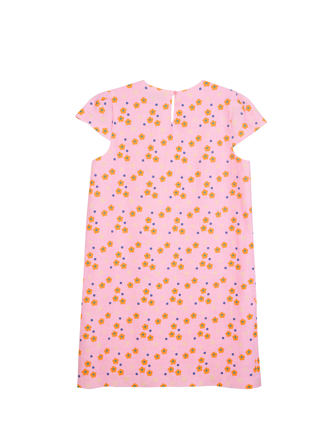 In Bloom Linen Mini Dress