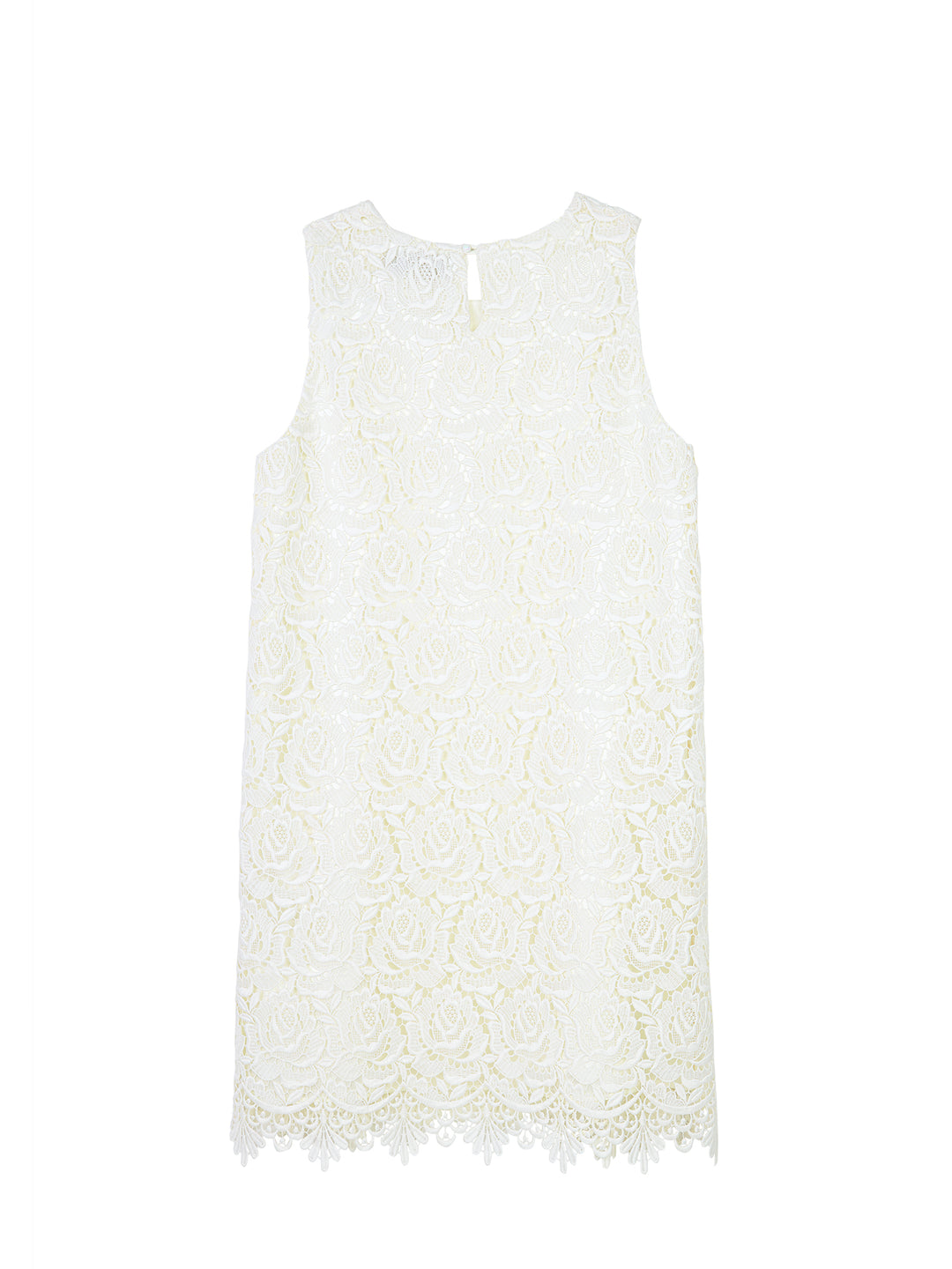 Guipure Sleeveless Mini Dress