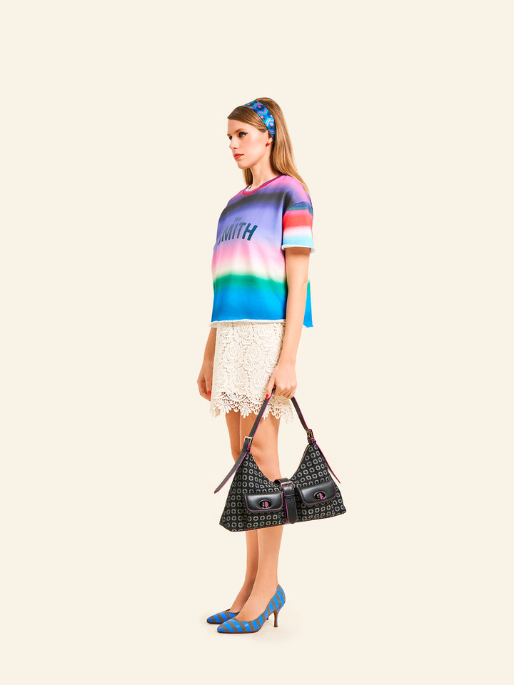 Guipure Sleeveless Mini Dress