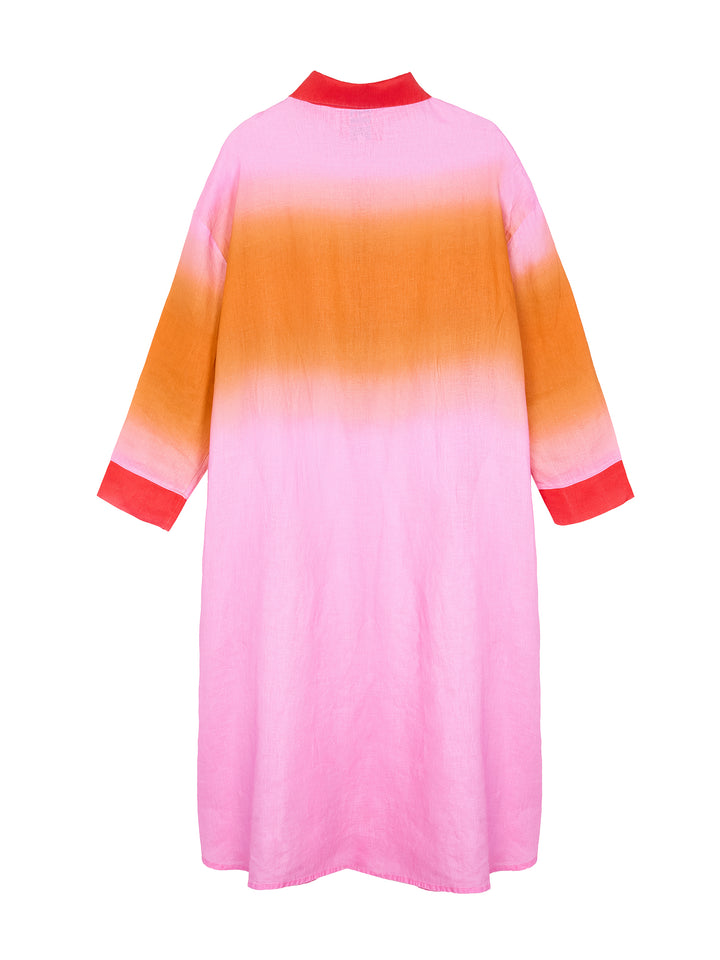 Gradient Shirt Dress