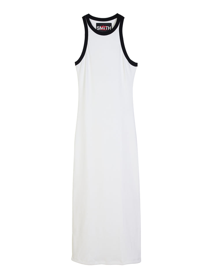 Outline Ribbed-Cotton Midi Dress