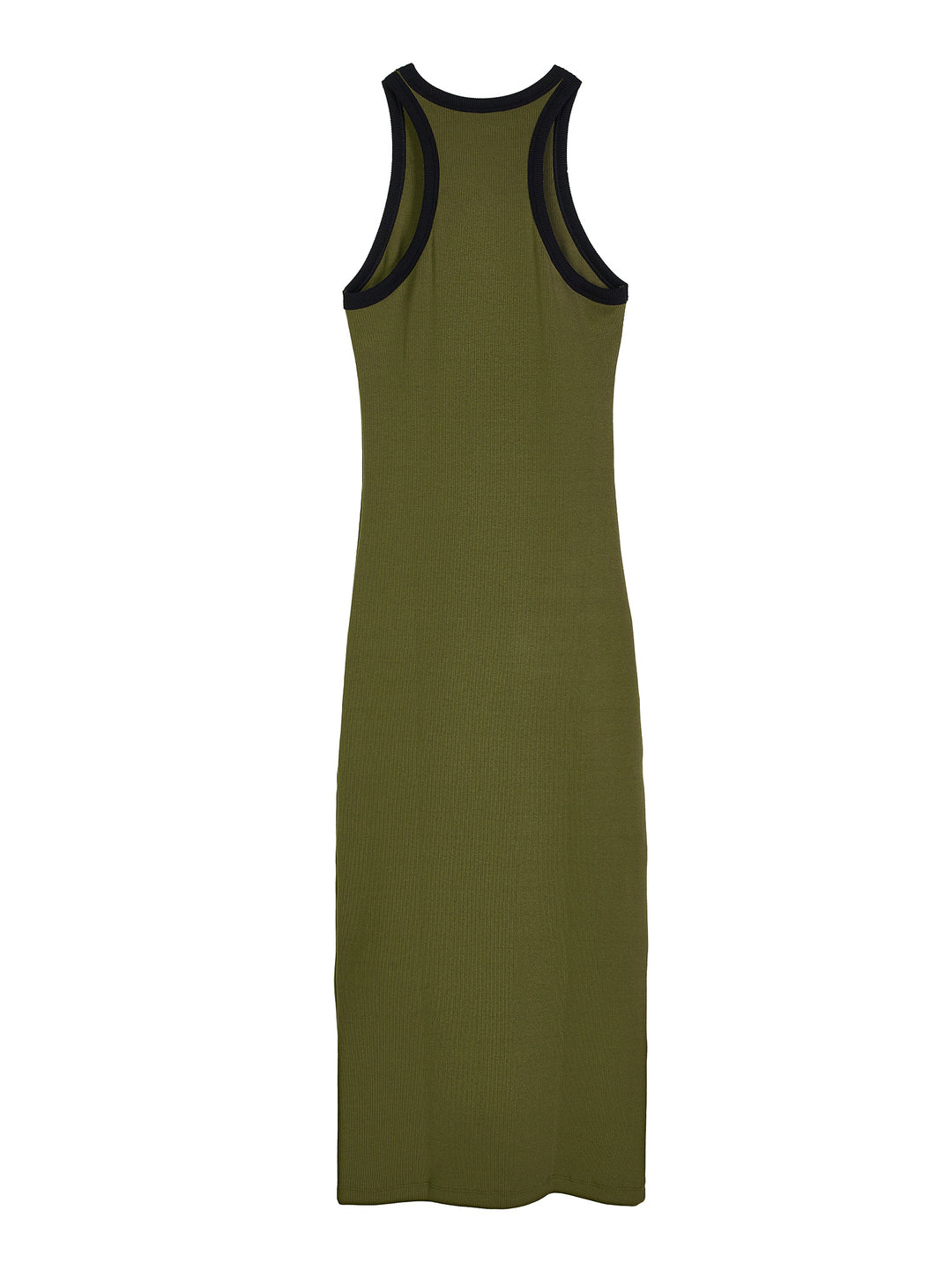 Outline Ribbed-Cotton Midi Dress