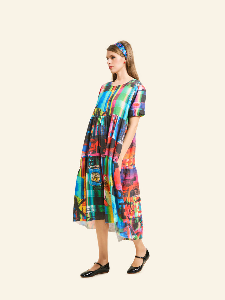 Snapshot Cotton Bambula Dress