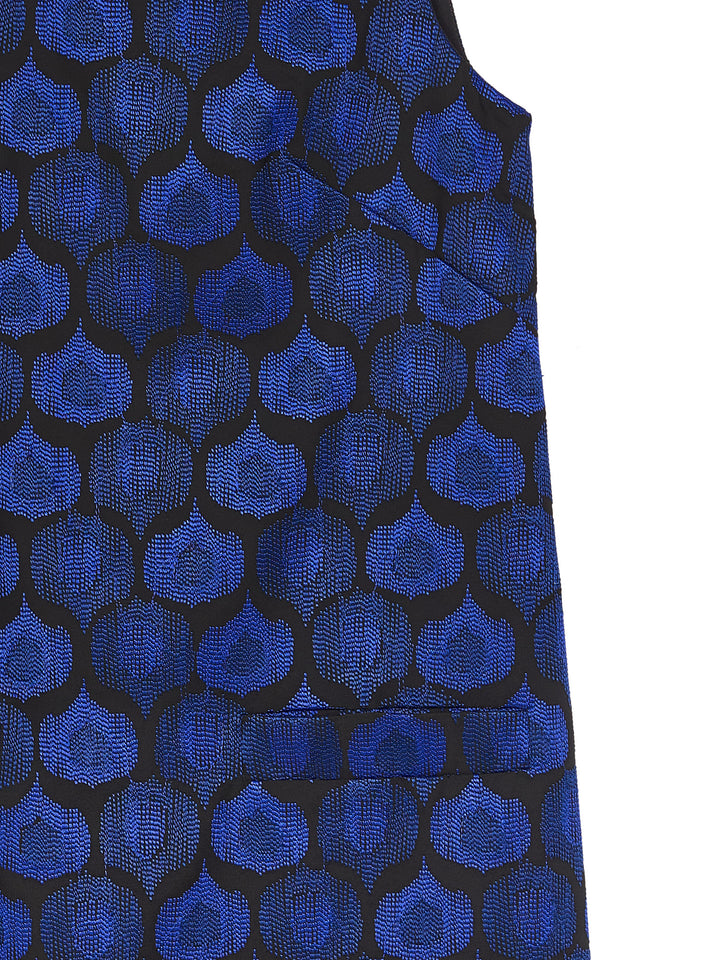 Limited Edition Embroidered Micro Tulle Sleevless Dress